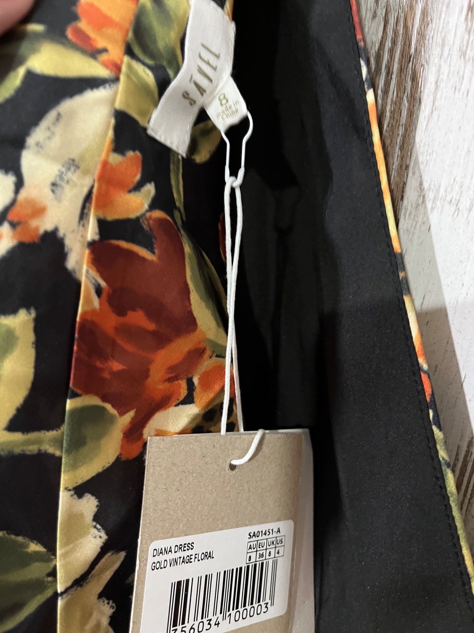 SAJEL Diana Floral Puff Sleeve Midi Dress rrp $229  - Image 5