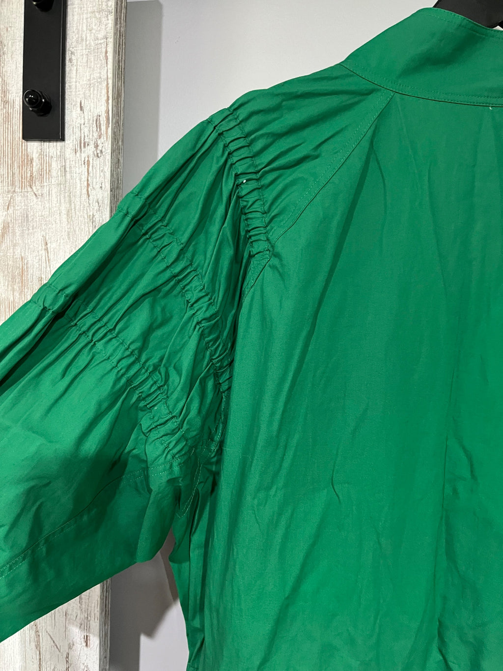 Aknvas Ketevan Green Cotton Utility Romper - Image 5