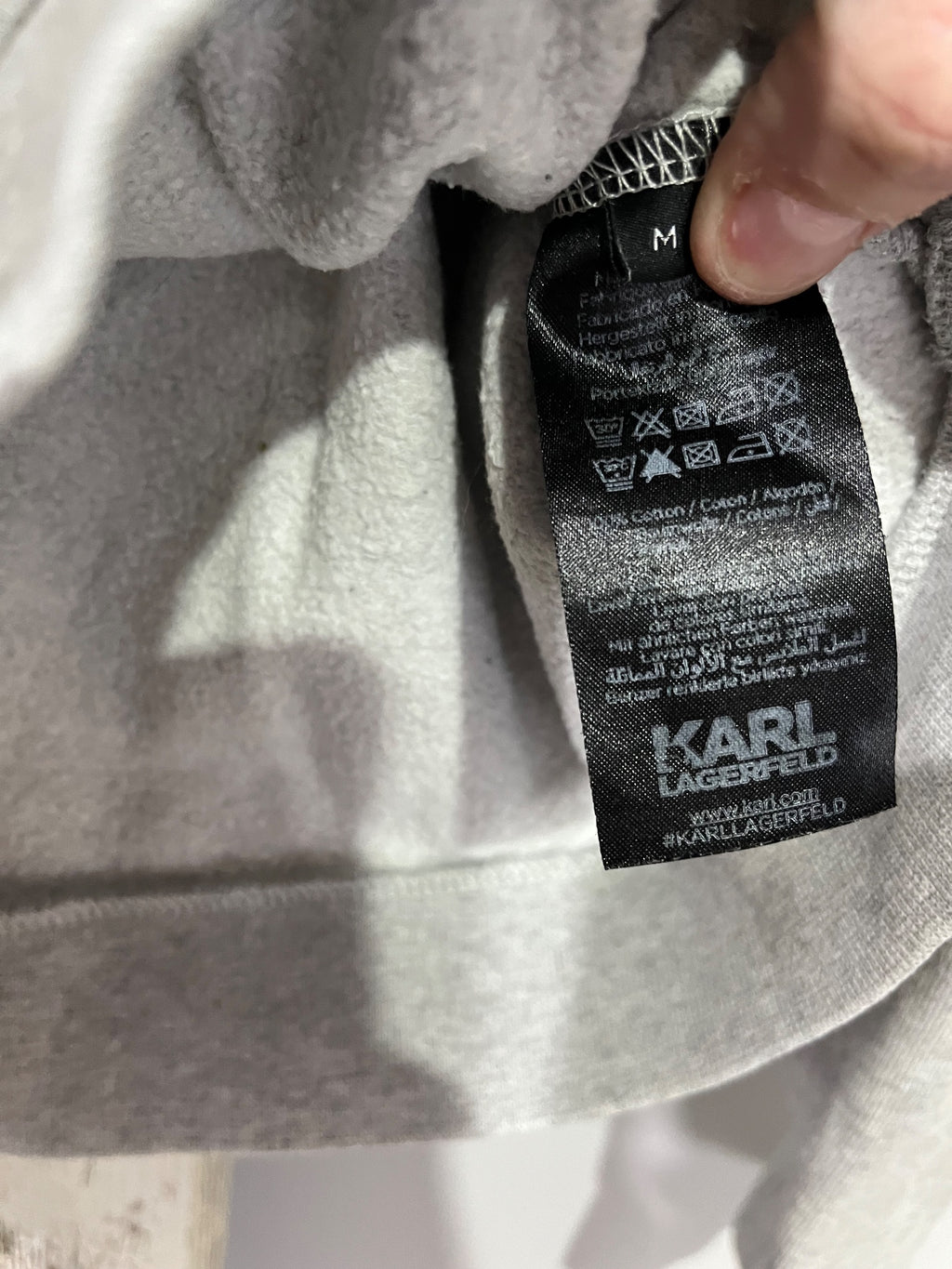 Karl Lagerfeld Grey Comic Graphic Sweatshirt - Image 5