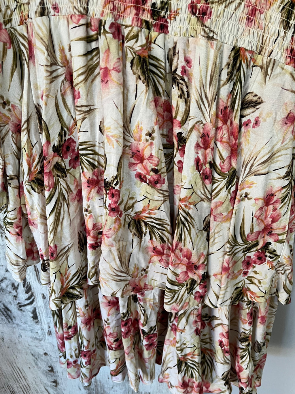 The Poetic Gypsy Floral Smocked Waist High-Low Dress Size 12 - Image 5