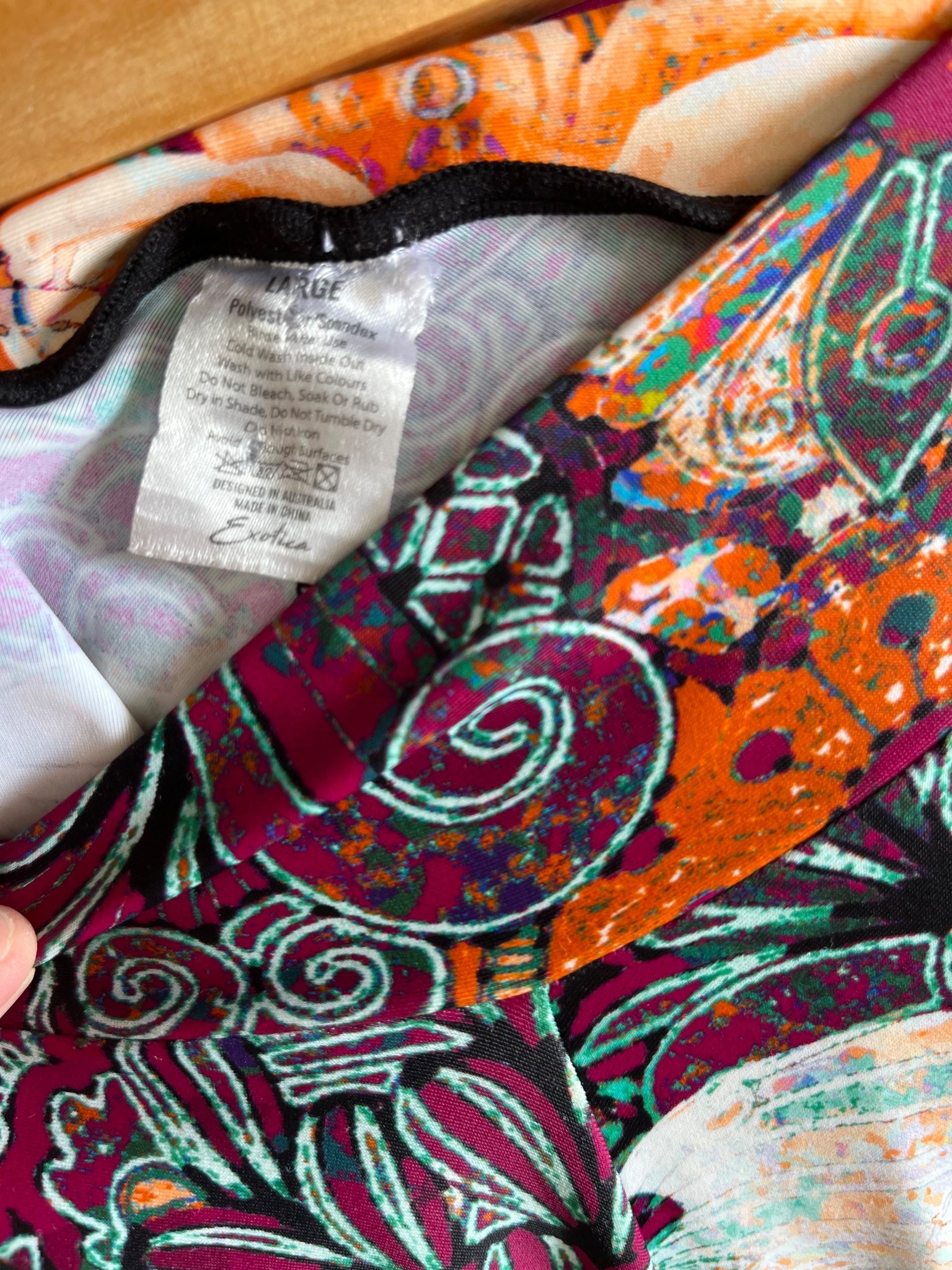 Exoticathletica Floral Print Palazzo Pants Size Large - Image 5