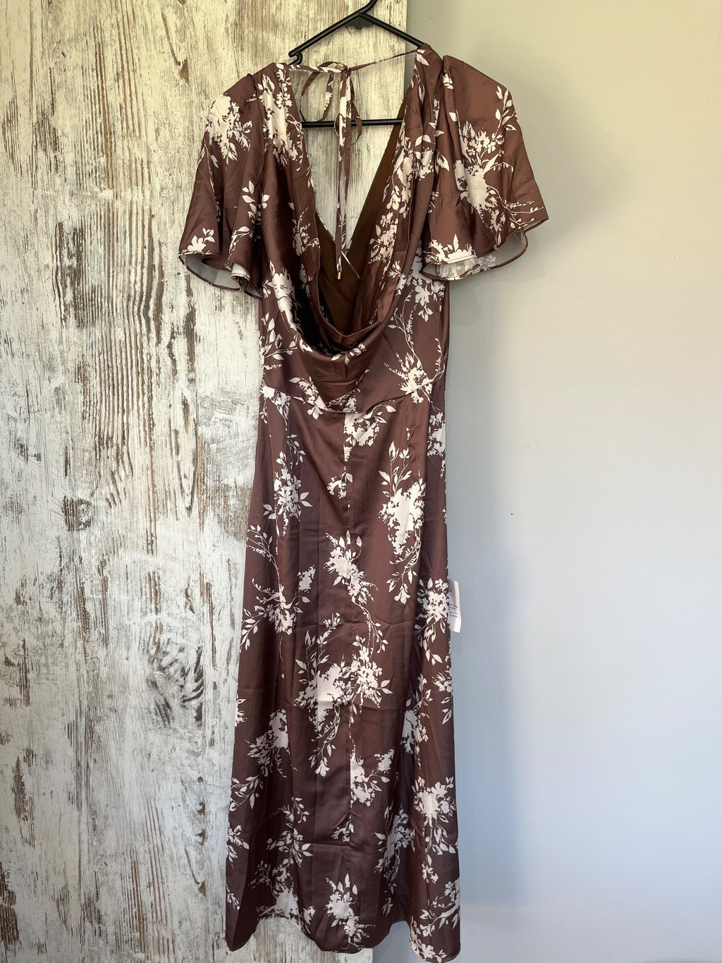 SÄVEL Diana Floral Midi Dress Chocolate Bouquet RRP $249.95 - Image 5
