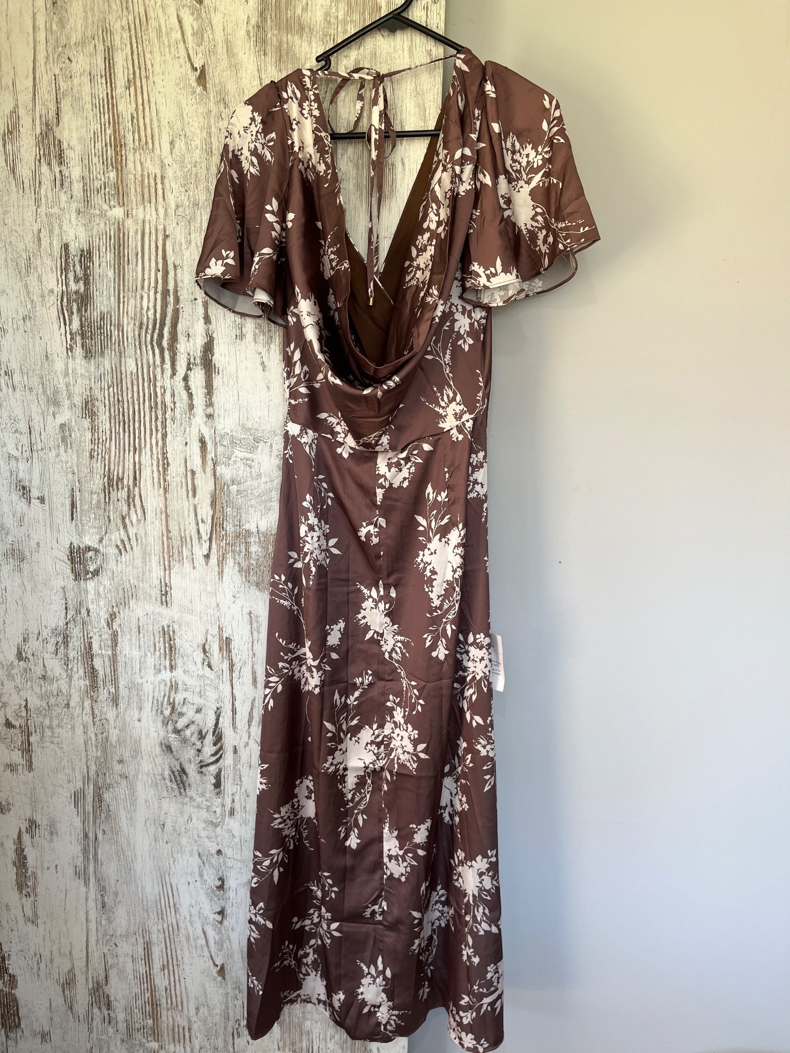 SÄVEL Diana Floral Midi Dress Chocolate Bouquet RRP $249.95 - Image 5