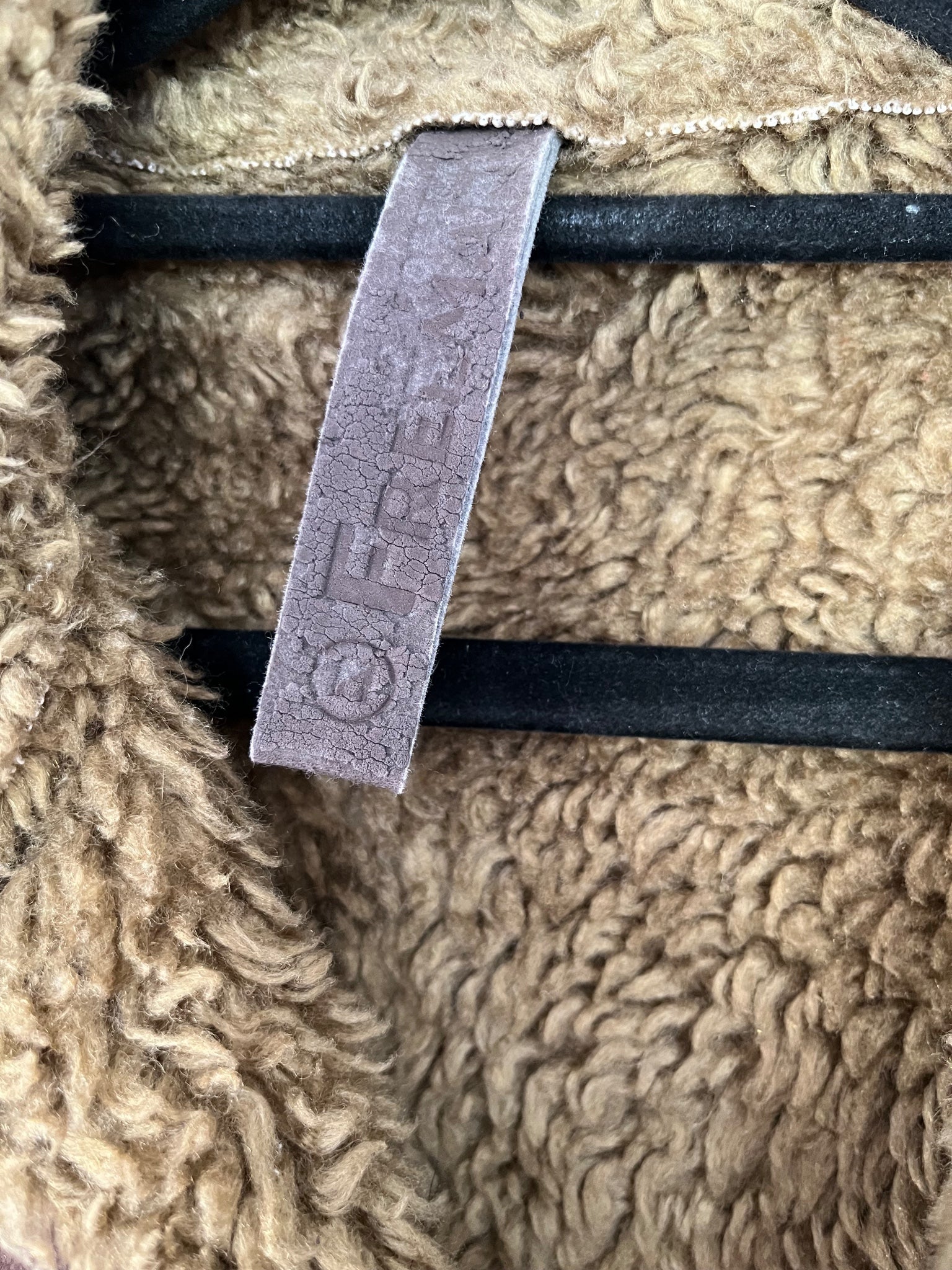 FREEMAN T.PORTER Vintage Faux Suede Shearling Lined Jacket - Image 5