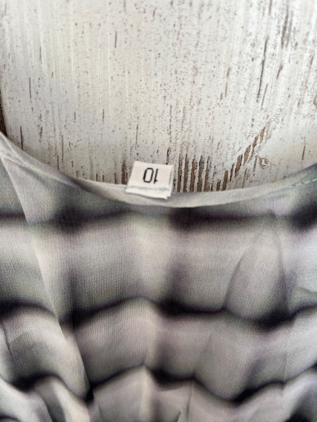 Sample (DISSH) Dress In Black And White Diamond Print - Image 5