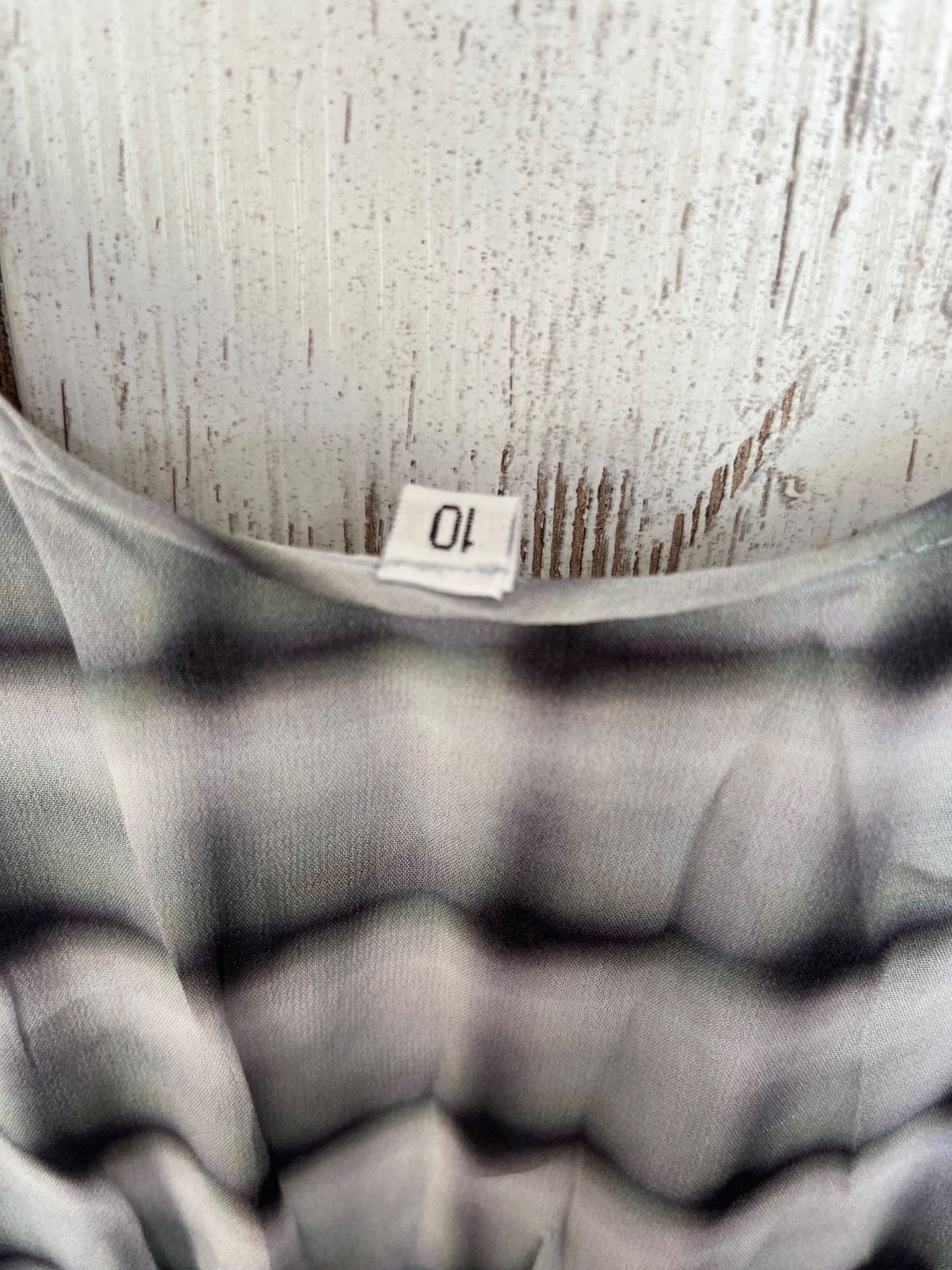 Sample (DISSH) Dress In Black And White Diamond Print - Image 5