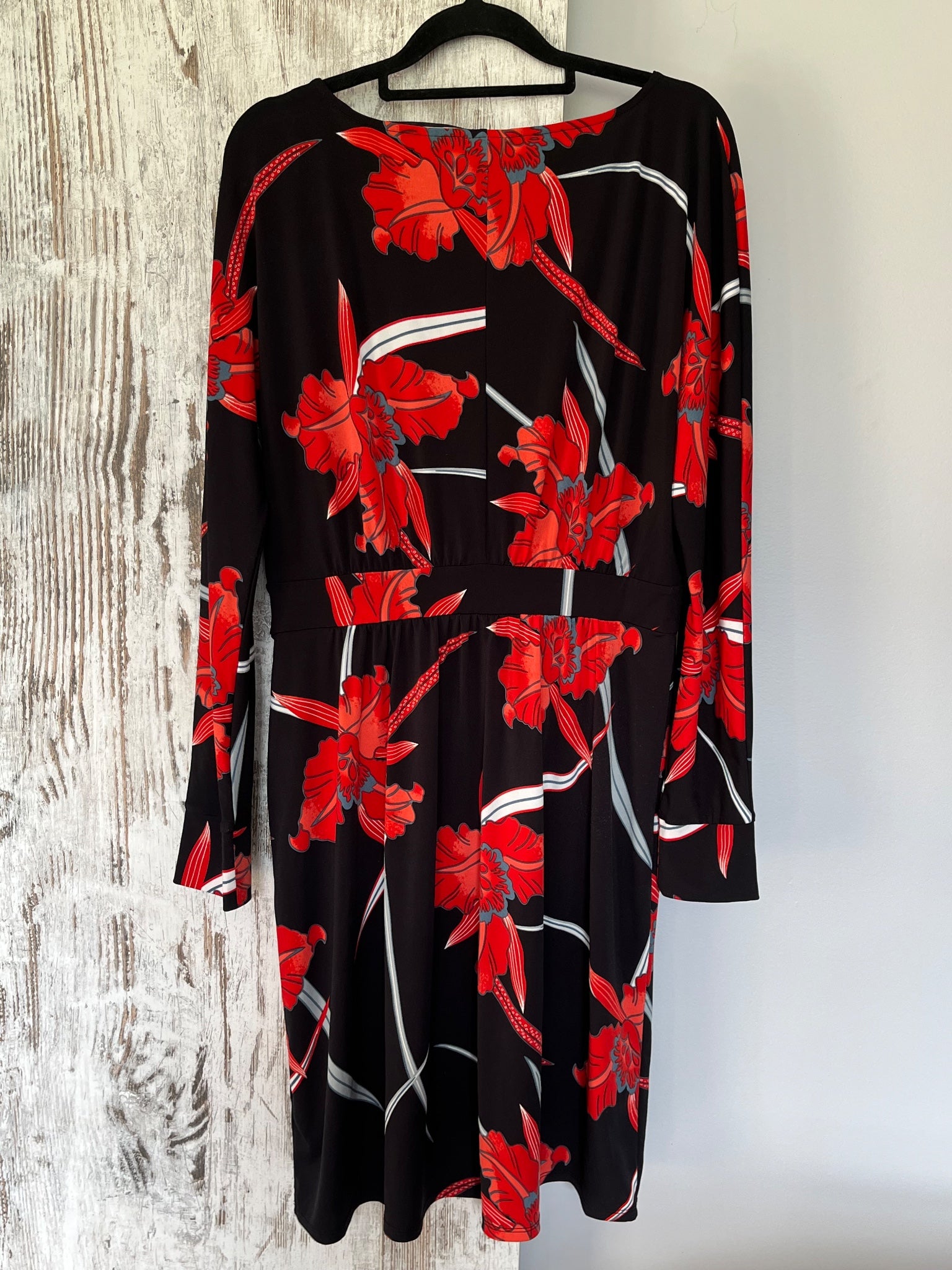 Leona Edmiston Floral Sequin Embellished Long Sleeve Dress Size 12 - Image 5