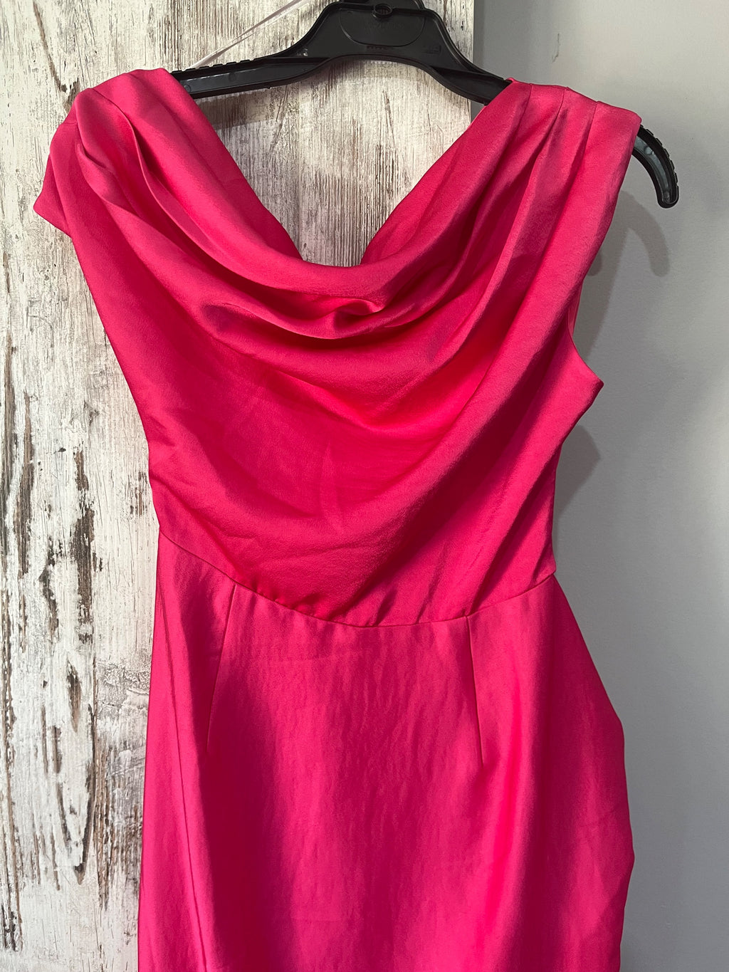 SAVEL Pink Cowl Neck Sleeveless Midi Dress Size 10 - Image 6
