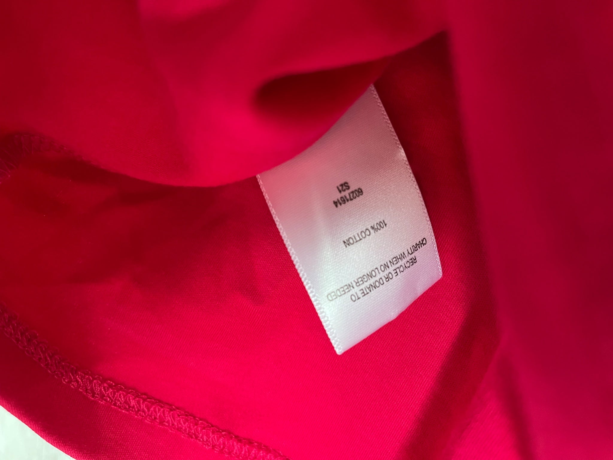Witchery Red Cotton Flutter Sleeve Blouse With Lace Trim - Image 6