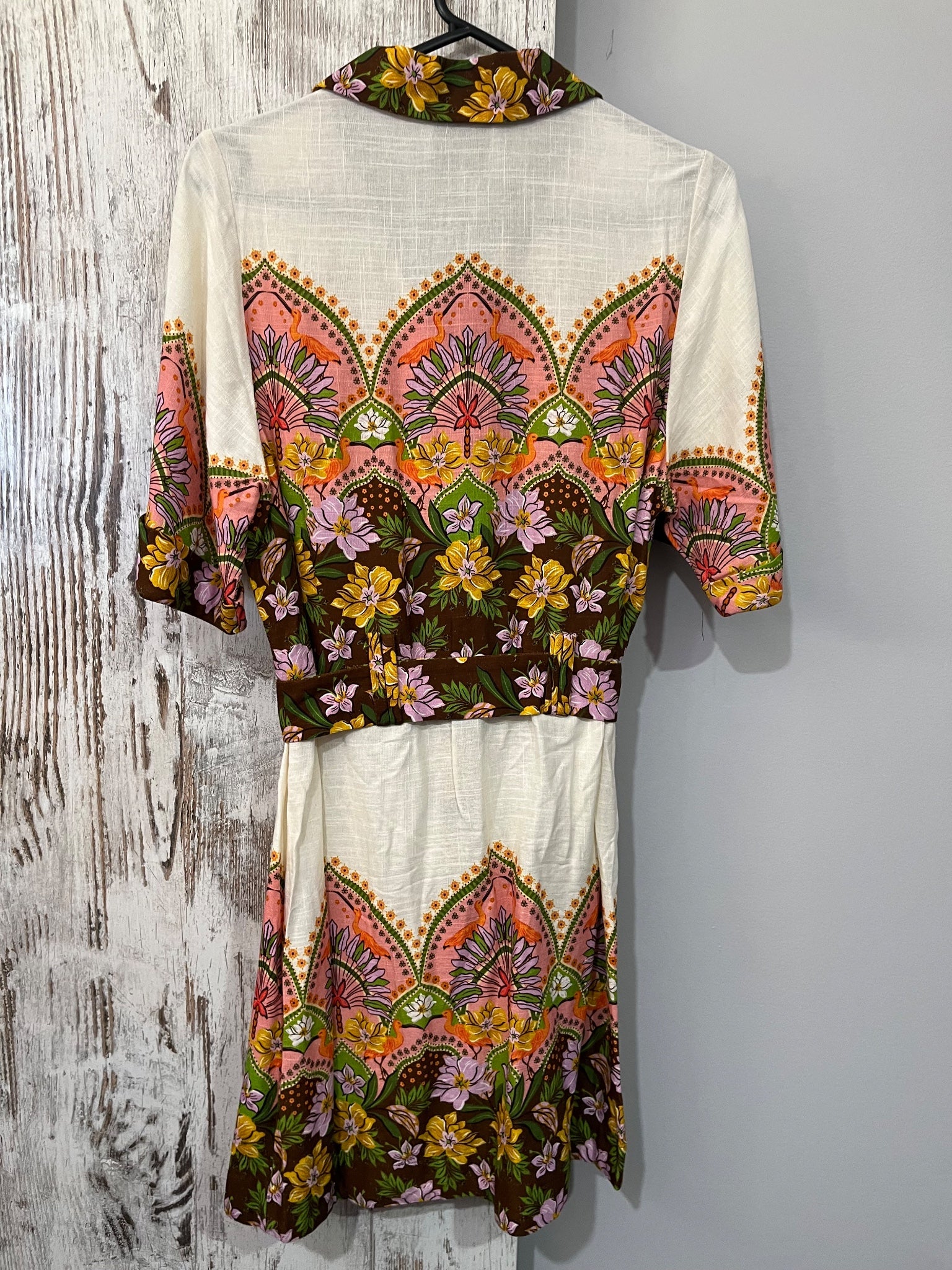 La Maise Studio Lalita Mini Dress Flamingo Paradise Size M - Image 6