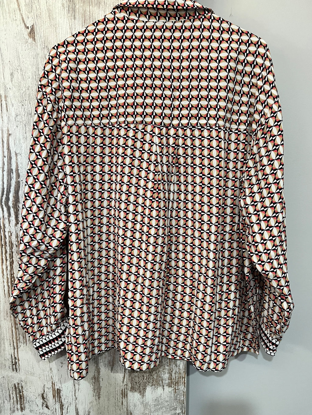 Paper Heart Geometric Print Matching Shirt and Pants Set Size 10 - Image 7