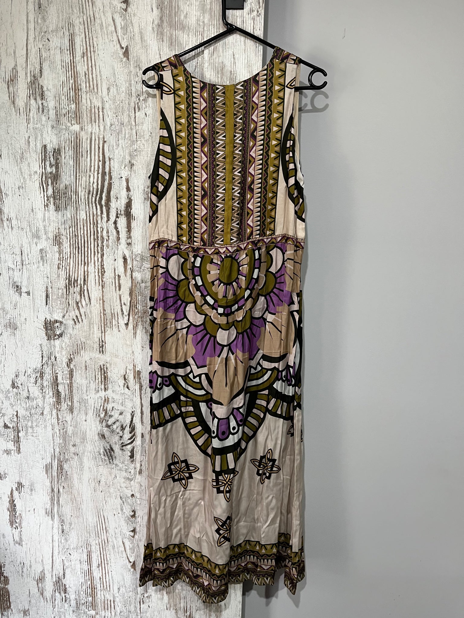 Ana Alcazar Boho Mandala Print Silk Blend Maxi Dress RRP $560 - Image 6