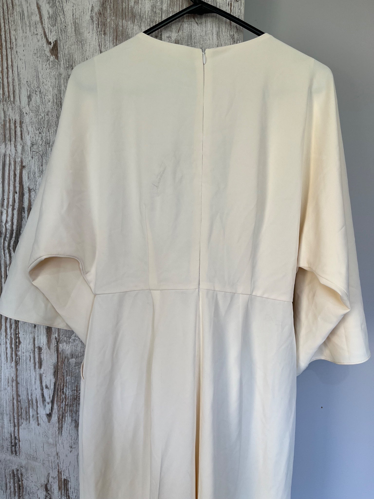 SÄVEL Cream Tie-Front Jumpsuit Size 10 - Image 6