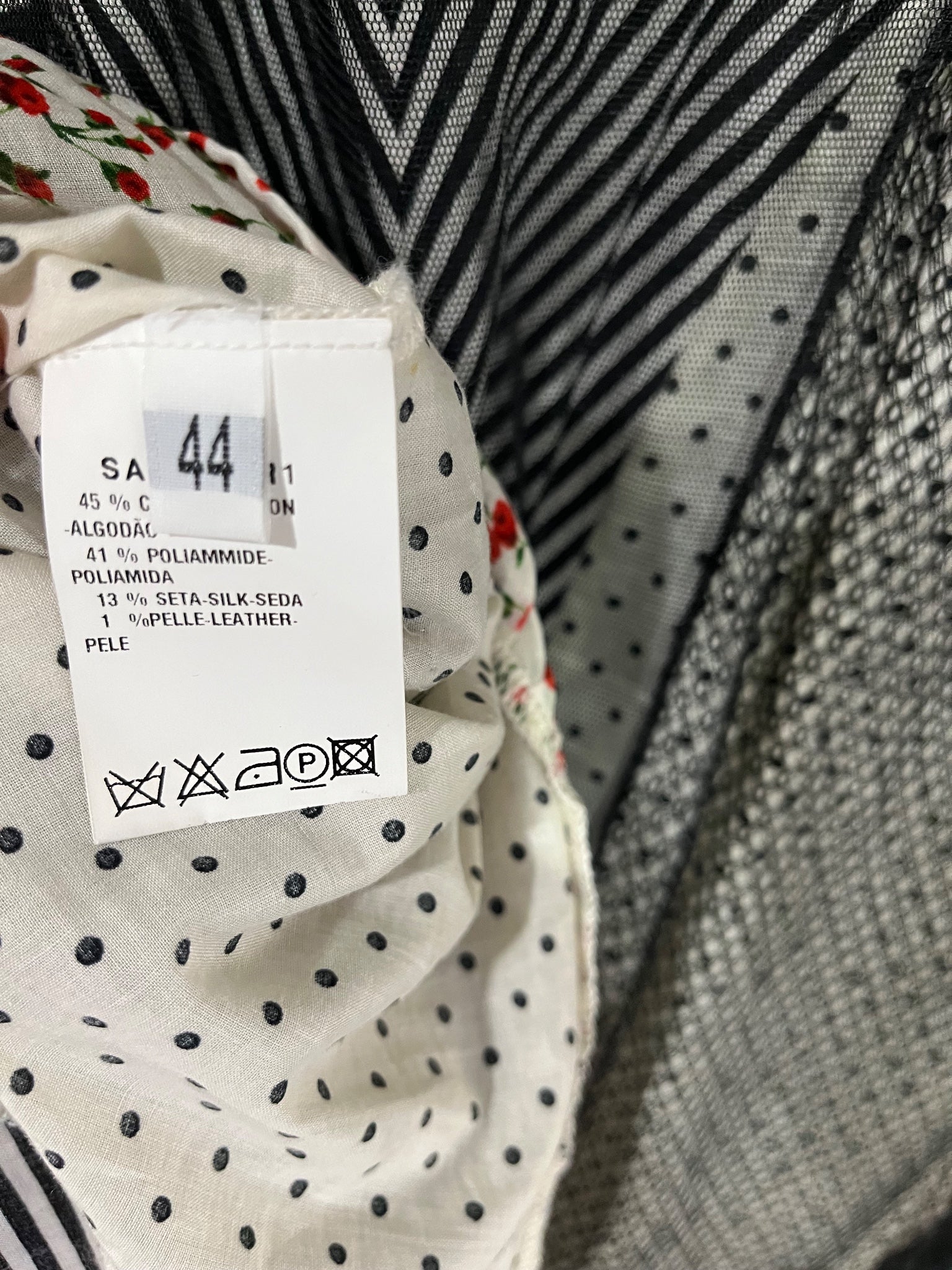 Vintage Pianura Studio Patchwork Mesh Dress - Image 6