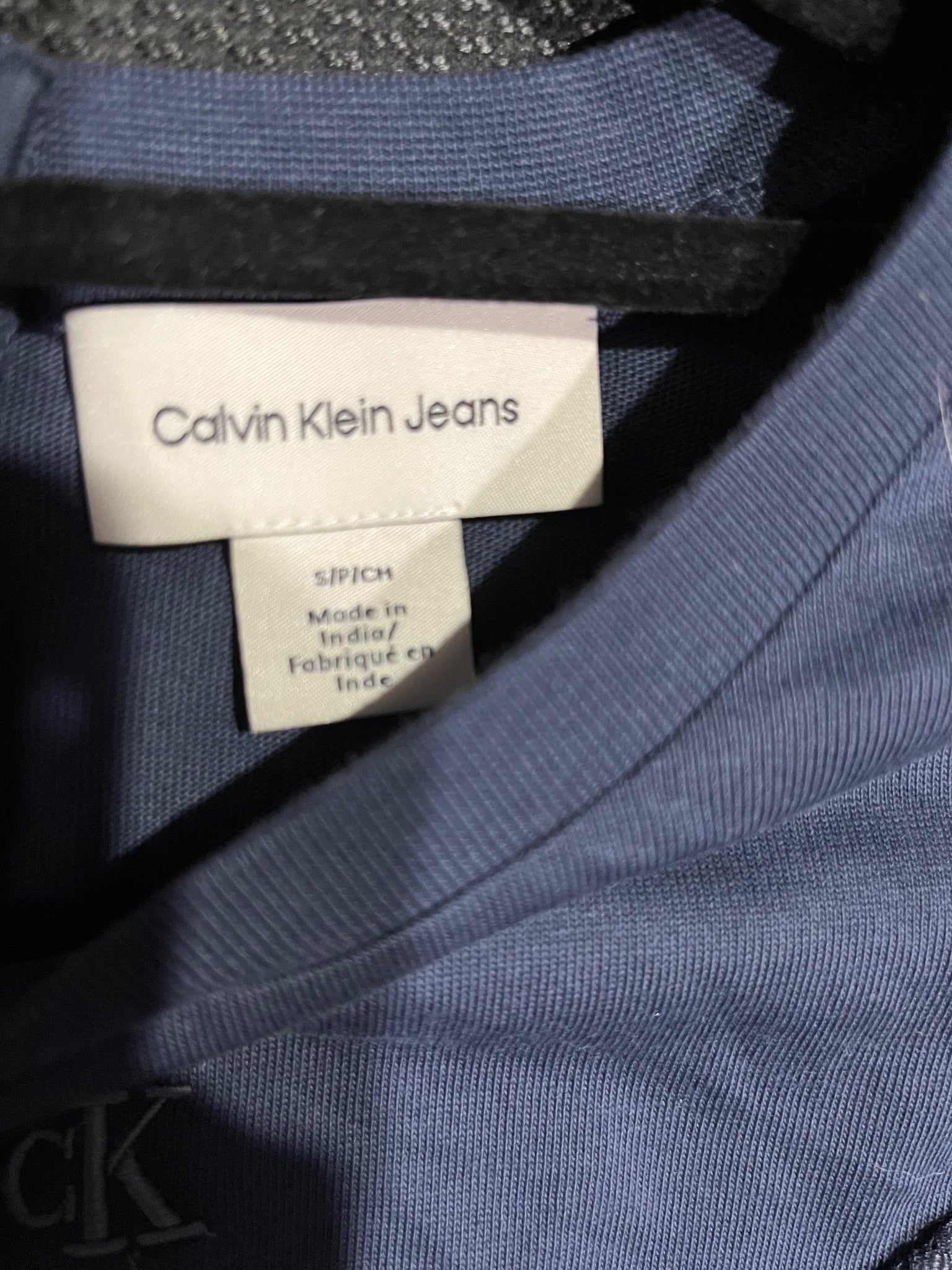 Calvin Klein Jeans Lace Overlay Mixed Media T-Shirt - Image 6