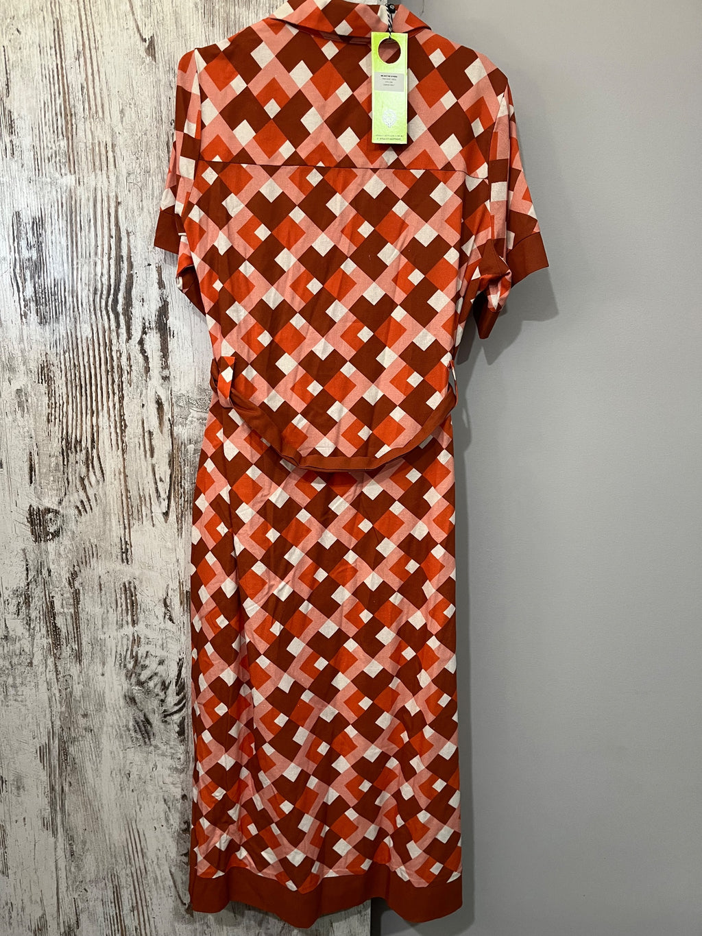 We Are The Others Tiana Shirt Dress Campari Print - Image 6