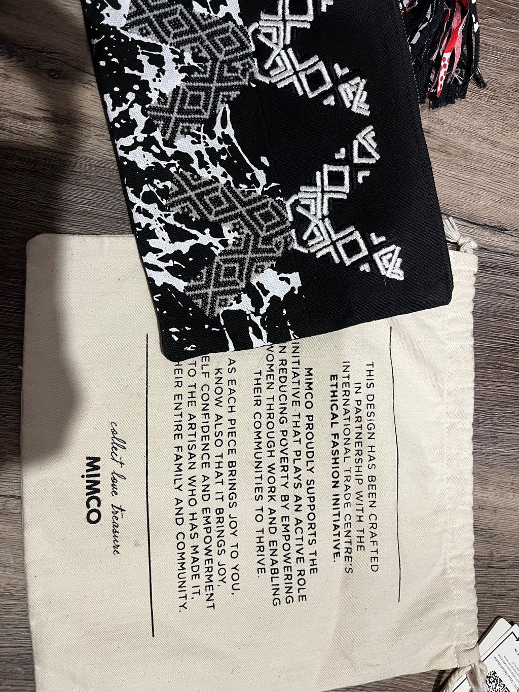 Mimco Ethical Fashion Initiative Artisan Pouch - Image 6