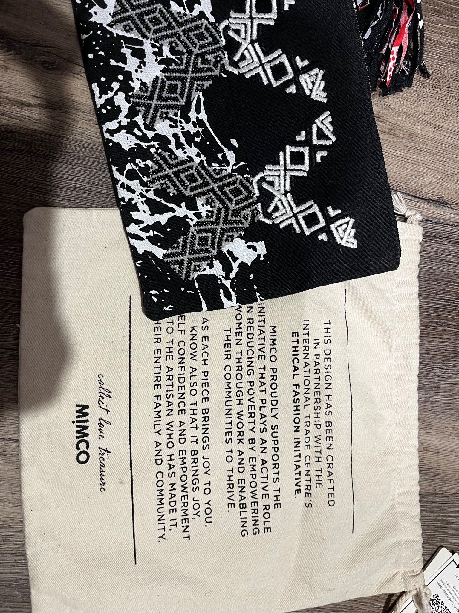 Mimco Ethical Fashion Initiative Artisan Pouch - Image 6