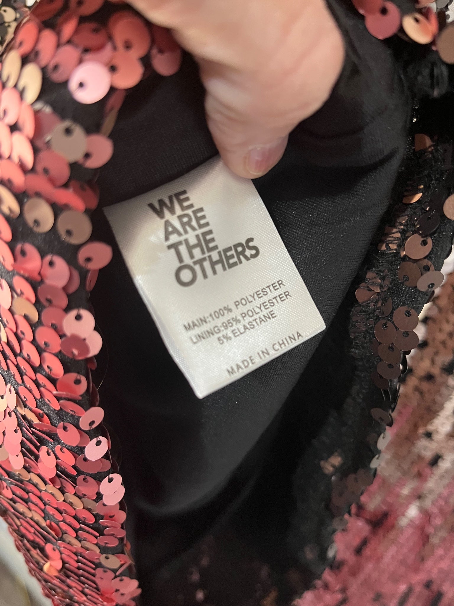We Are The Others Sequin Wrap Dress Multicolour Size 5 (14) - Image 6