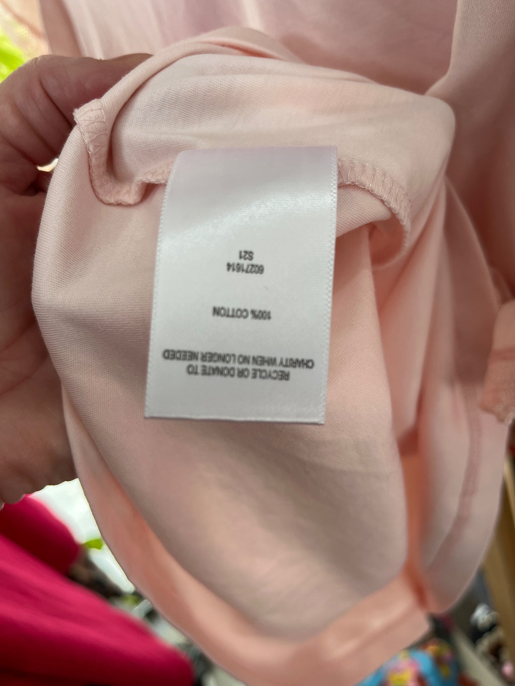 Witchery Pink Flutter Sleeve Lace Trim T-Shirt - Image 6