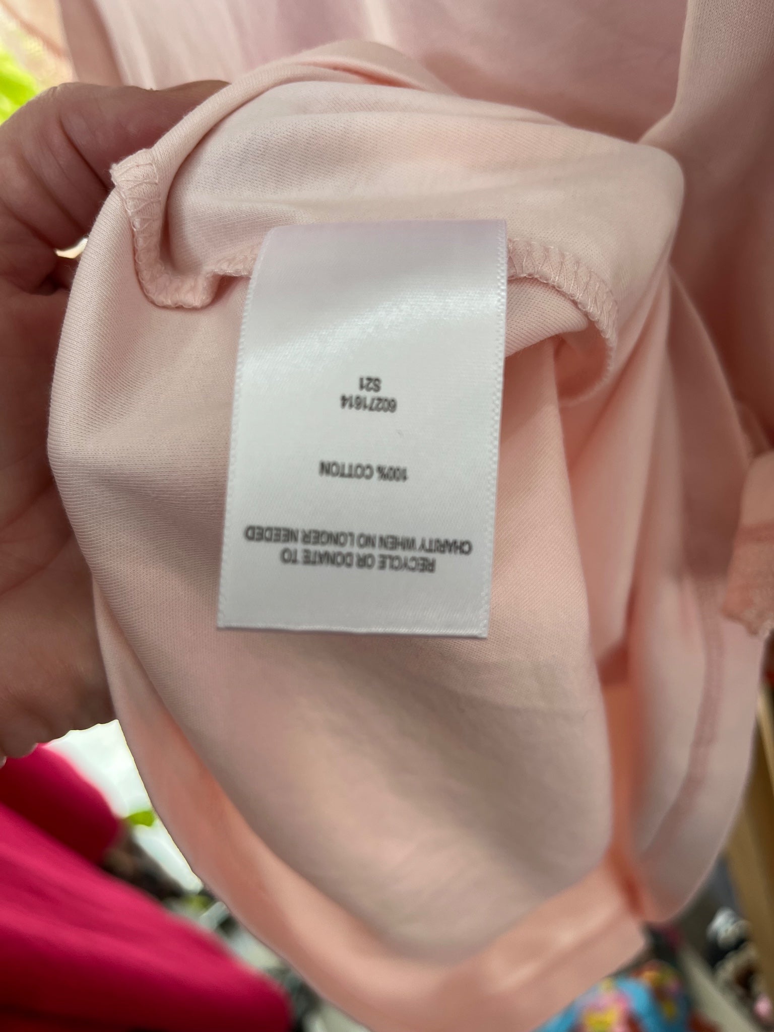 Witchery Pink Flutter Sleeve Lace Trim T-Shirt - Image 6