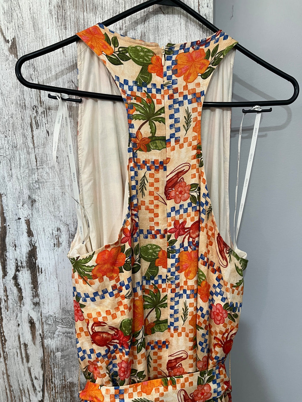 LA MAISE Alani Floral Crab Print Maxi Dress Size 12 - Image 6