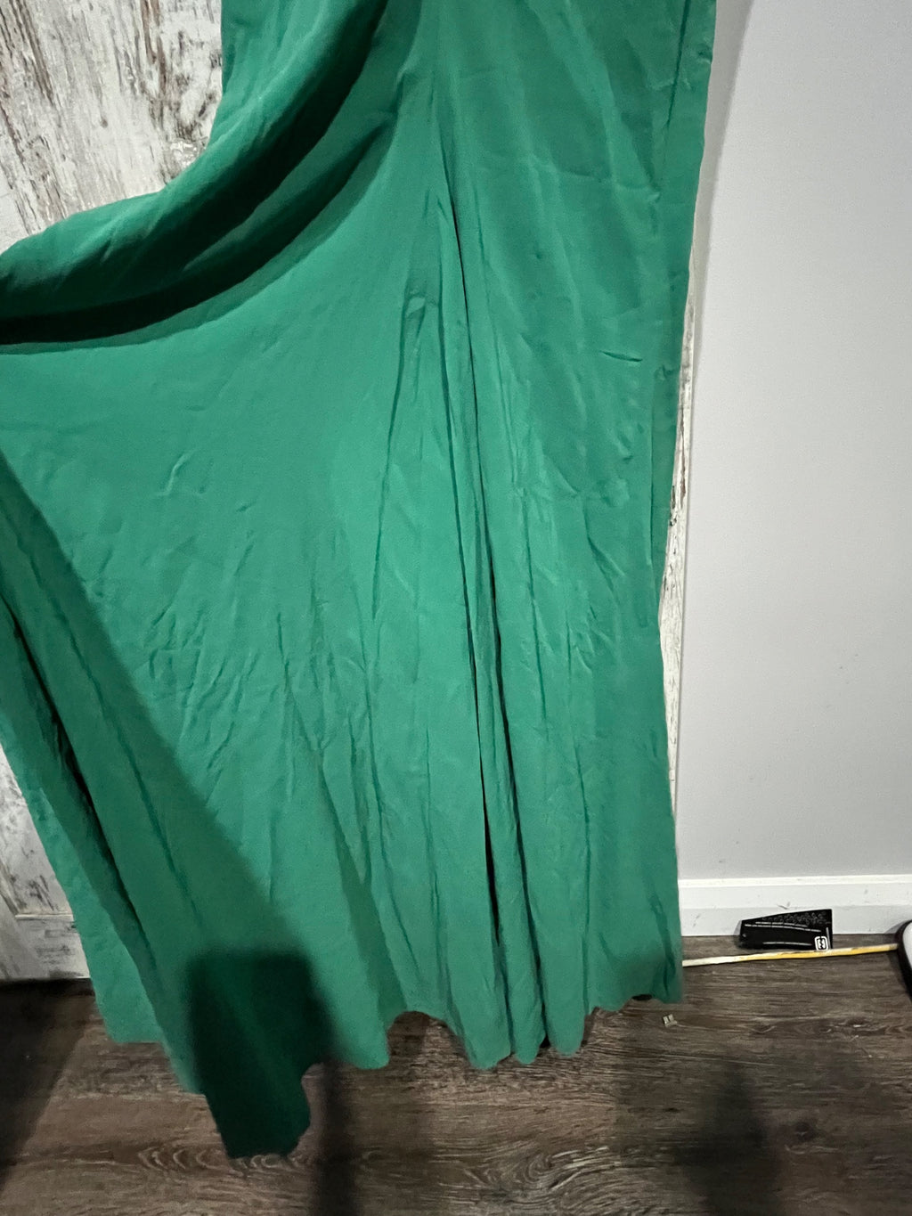 Zac Posen Green V-Neck Silk Gown Size us4/au8 - Image 6