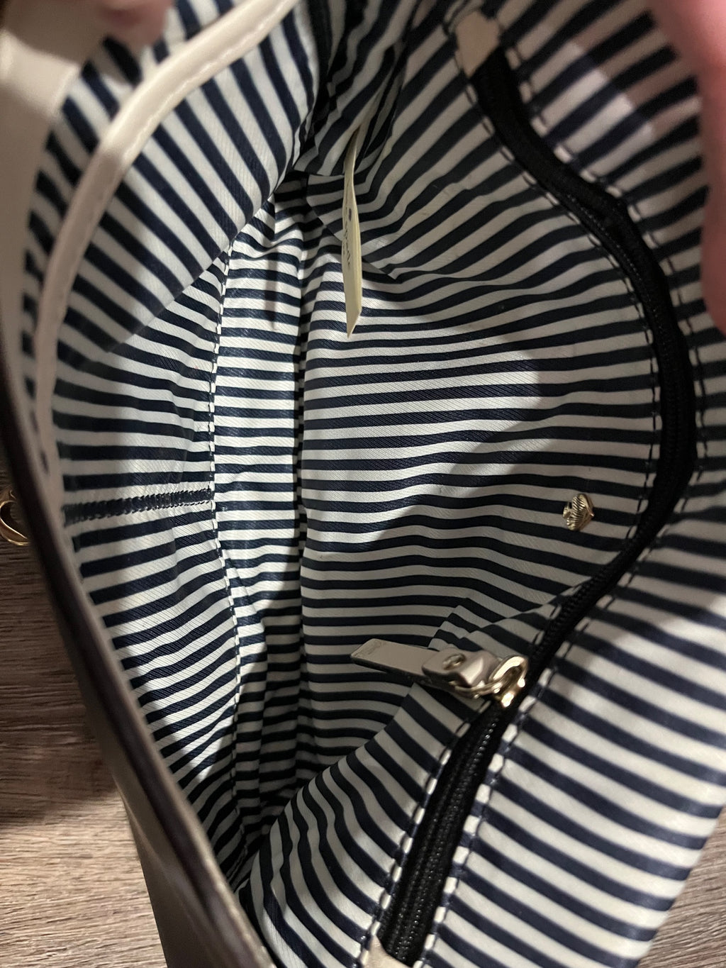 kate spade Two-Tone Leather Chain Clutch Crossbody Bag - Image 7