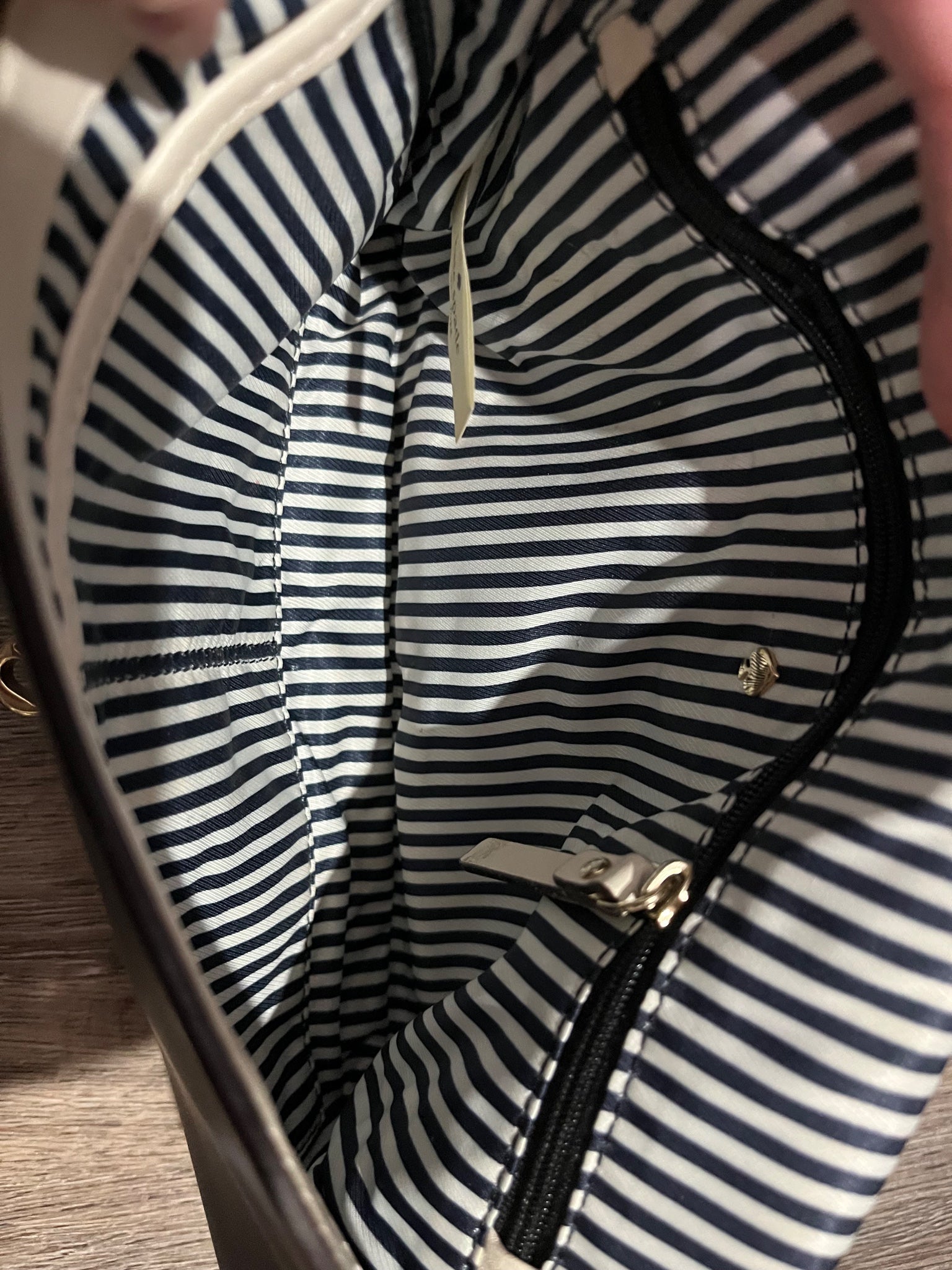 kate spade Two-Tone Leather Chain Clutch Crossbody Bag - Image 7