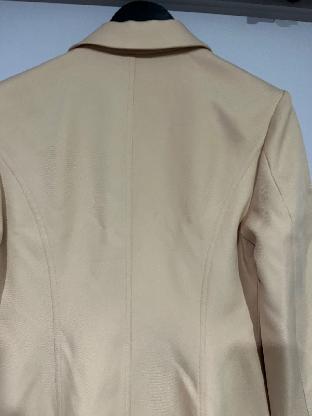 ASM ANNA Beige Double-Breasted Long Coat - Image 7