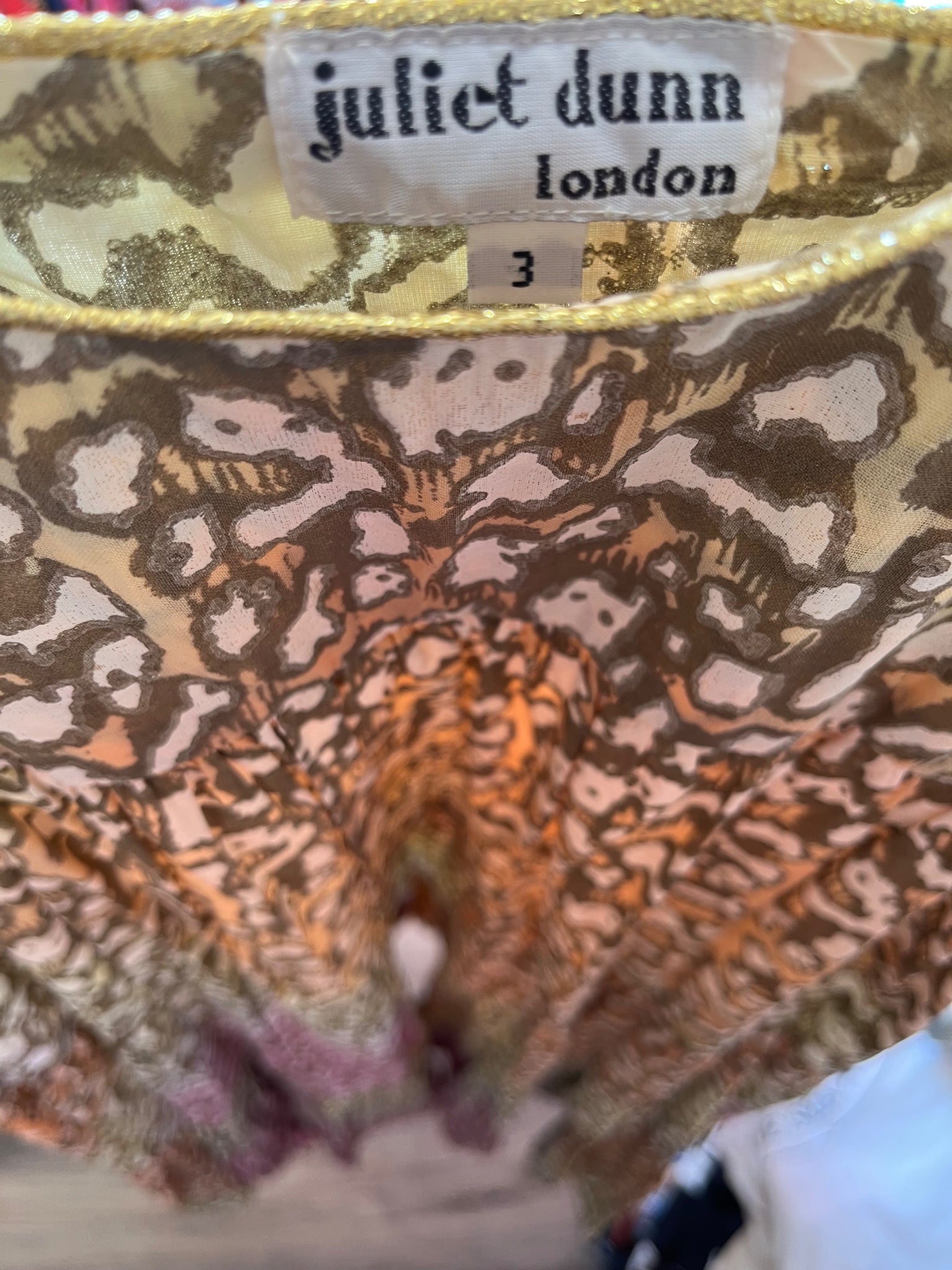Juliet Dunn London Leopard Print Tiered Midi Dress RRP $599 - Image 7
