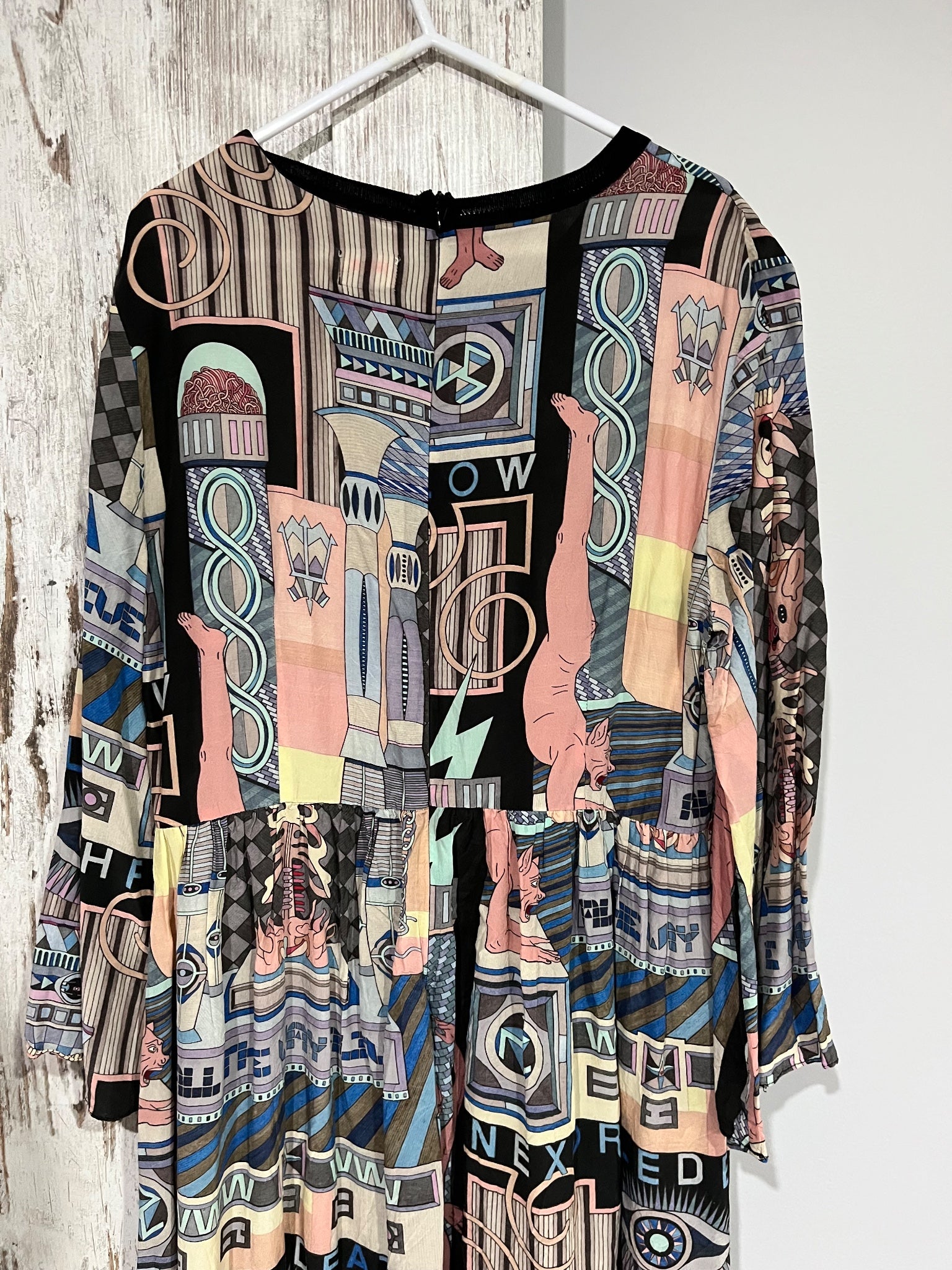 Gorman Graphic Print Long Sleeve Midi Dress - Image 7