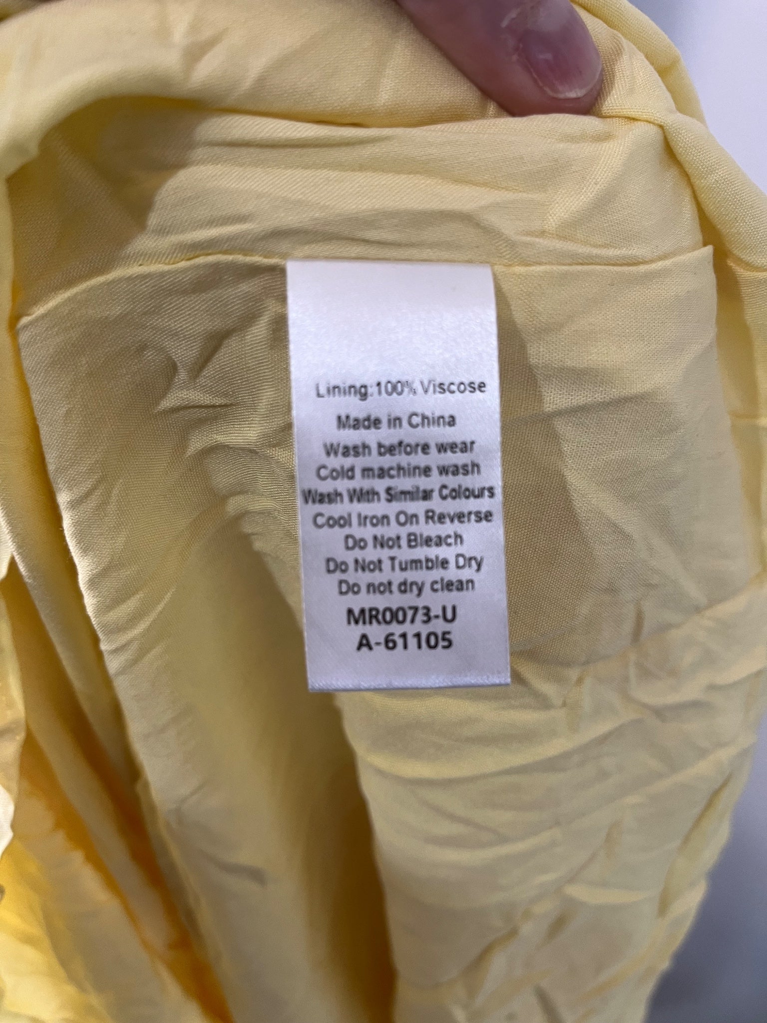 st.mrlo Byron Tiered Midi Dress Powder Yellow Size 10 - Image 8