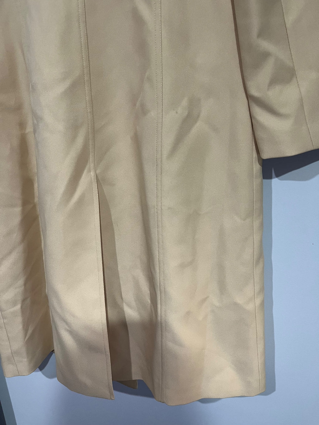 ASM ANNA Beige Double-Breasted Long Coat - Image 8