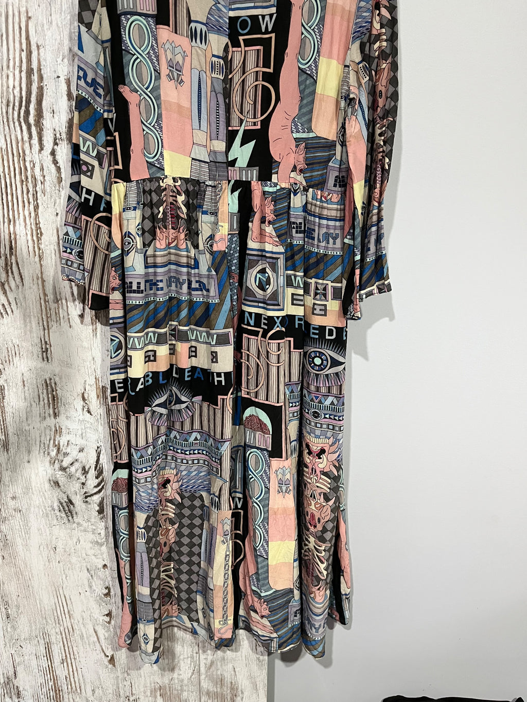 Gorman Graphic Print Long Sleeve Midi Dress - Image 8