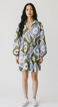 The Fated Floral Print Button-Down Dress Size 8