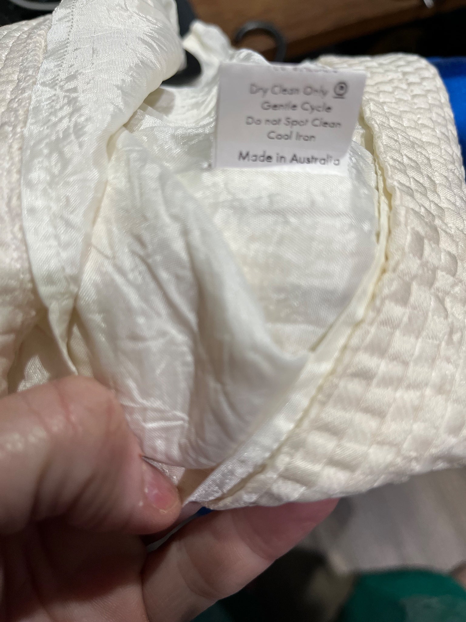 Zimmermann Strapless Textured Peplum Mini Dress Cream Size 3 - Image 9