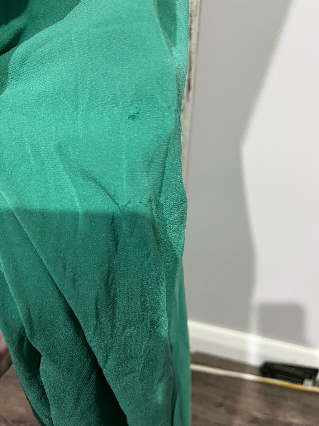 Zac Posen Green V-Neck Silk Gown Size us4/au8 - Image 10