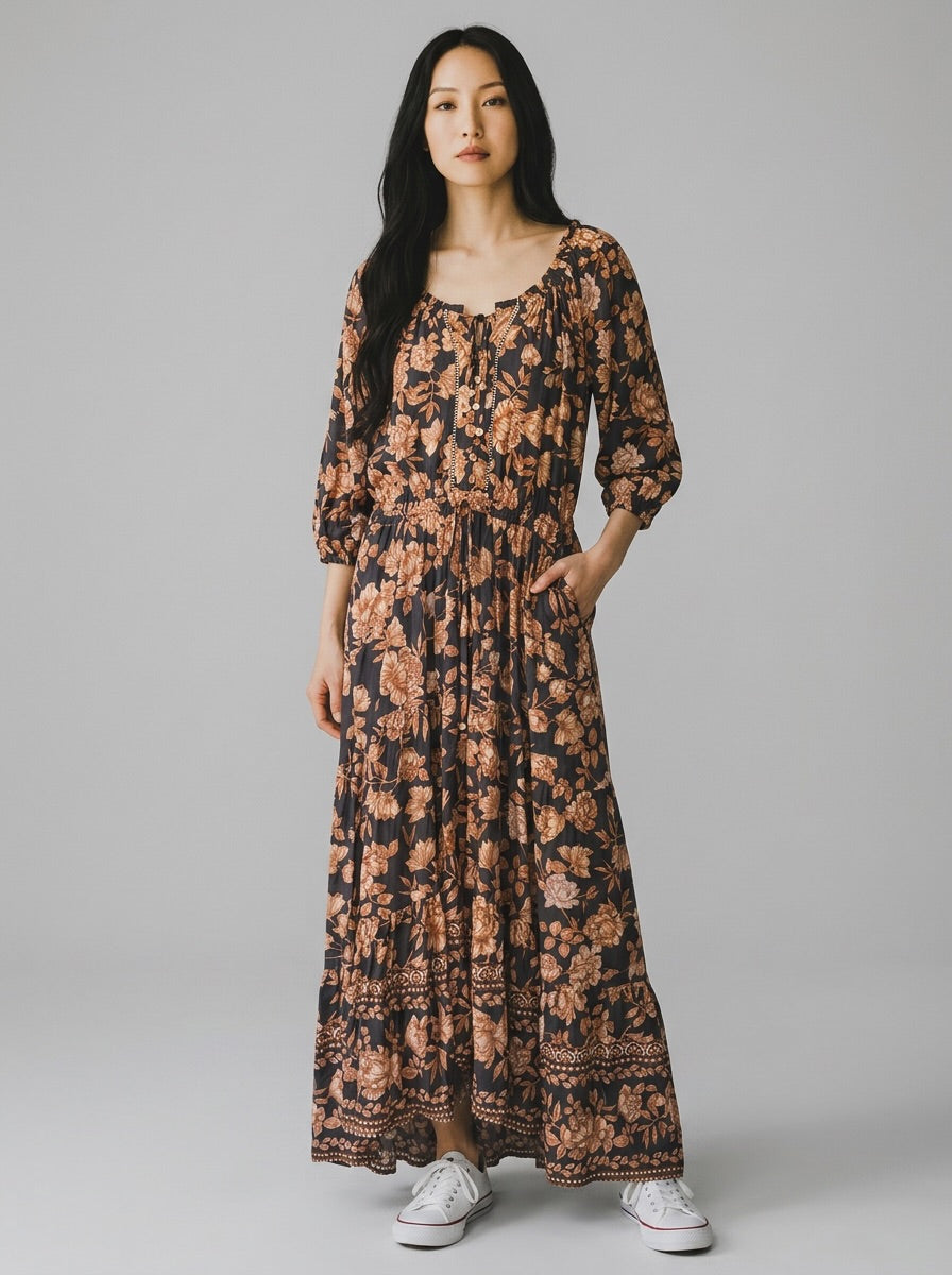 Iris Maxi Floral dress size 12