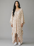 From Zion Holiday Kaftan Windborne Polka Dot Dress S/M