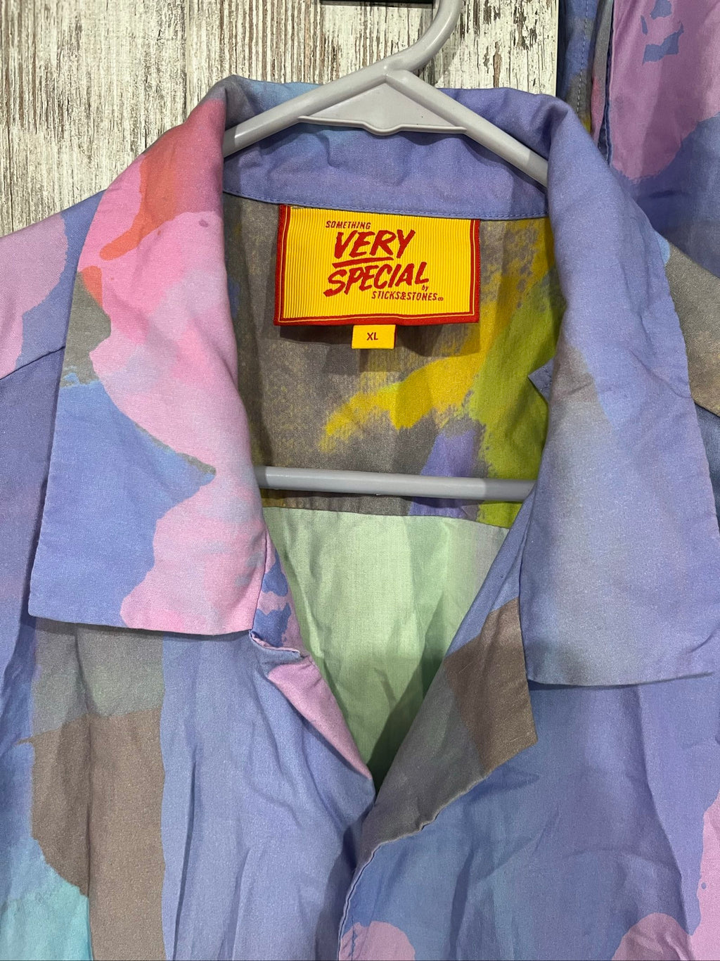 Something Very Special pink purple yellow floral lyocell shirt and pants set